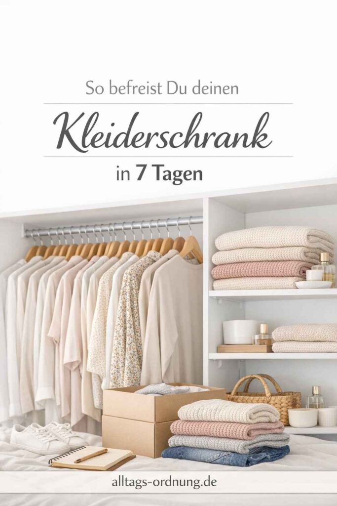 Kleiderschrank organisieren
