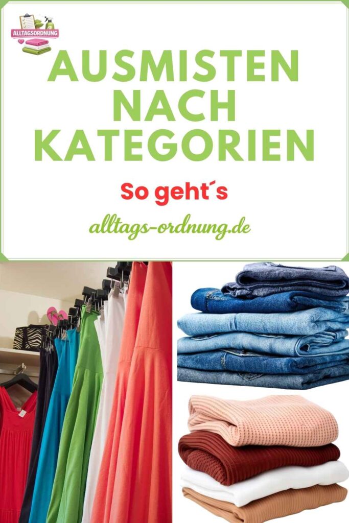 Ausmisten nach Kategorien | Marie Kondo